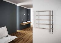 Cordivari Laura Electric, п/c электрический 740/530 мм (6 перекладин), термостат с проводом и штекером, цвет хром