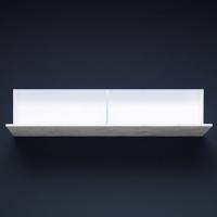 ANTONIO LUPI BATTIGIA Раковина встраиваемая в стену 1800х515х607 мм, с подсветкой, смеситель, донный клапан, сифон, Corian, мрамор Carrara, цвет белый