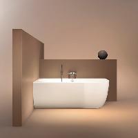 Gruppo Treesse Cora Ванна 170x75x60h см акриловая пристенная в левый угол, белая глянцевая