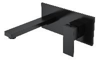 Смеситель для умывальника из стены QUBIC Black