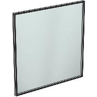 Ideal Standard Conca Квадратное зеркало в черной раме 120 см, диаметральная светодиодная подсветка neutral