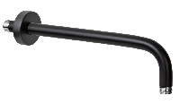 Кронштейн для верхнего душа 30 см Remer 343L30NO, черный матовый