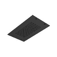 Fima Carlo Frattini Soffioni Верхний душ 35х20см., потолочный, цвет: чёрный матовый