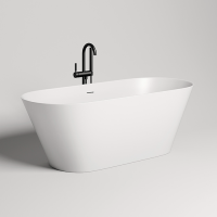 Salini MONA Ванна отдельностоящая 1700×720×585мм, донный клапан "Up&Down", сифон,  слив-перелив, мат-л: S-Sense, глянец