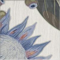 Bottega Decor Blu Leaves 20x20