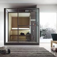 Effegibi Logica S Сауна с душем, для ниши, L.H. 214x250xh226см, отделка: Soft Sand