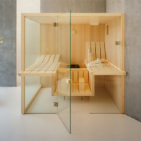 Effegibi Air 80 Corner Био-Сауна 247x162xh213см, DX, отделка: осина натуральная