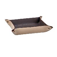 ADJ Мелочница, 20x14xH5 см., цвет: капучино/шоколад