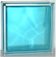   Волна бирюза окрашенный внутри 19x19x8см, шт