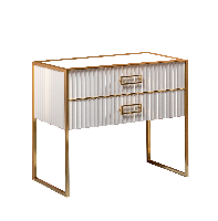 Тумба MONACO 100см  h74см  белая глянец +  золото  под раковину чашу