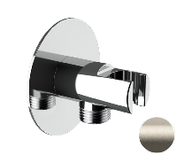 Держатель ручного душа с подключением шланга Remer 337XXV, сталь