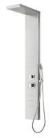 AQG EDNA , многофункциональная душевая панель с термостатом на 4 режима, цвет нержавеющая сталь