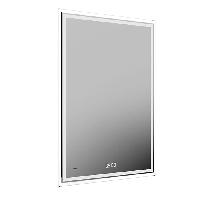 Kerama Marazzi Зеркало TECNO 60х80 см. c LED подсветкой, с функцией антизапотевание, белое глянцевое