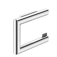 Keuco REVA Держатель т/б поворотный, открытый, рулон до 120 мм, скрытый крепеж в к-те для привинчивания или приклеивания цвет: хром