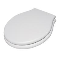 GLOBO Paestum Сиденье для унитазов деревянное, цвет белый дуб/золото с микролифтом