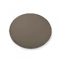 3SC Meridien Коврик настольный круглый из гладкой кожи d30хh0,5 см, цвет Tortora