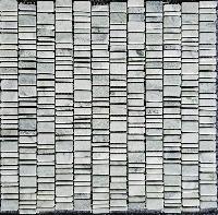 pixmosaic PIX 316 Jet Green, чип произвольный, сетка 310х307х6 мм, Матовая