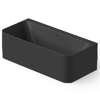 DEA DESIGN Modern Ванна отдельностоящая 160x80xh56 см, материал: Solid Surface искуственный камень, цвет: Black №16