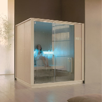 Effegibi One H Filo Сауна 214x171h217см, пристенная R.H., цвет: White Cloud