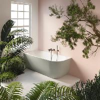 Gruppo Treesse Cora Ванна 170x75x60h см акриловая пристенная в левый угол, белая матовая