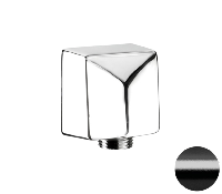 Шланговое подключение для душа Remer 309SCFP, черный брашированный хром