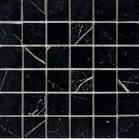 pixmosaic PIX 246 Nero Marquna, чип 48х48 мм, сетка 305х305х6 мм, Полированная