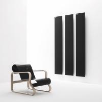 Antrax TAVOLA Liscia Полотенцедержатель электрический 35x121H см,  цвет: черный матовый