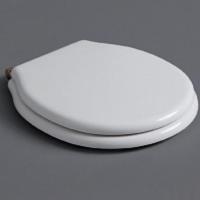 SIMAS Londra Сиденье для подвесного унитаза, цвет белый/бронза