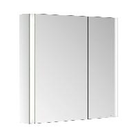 Keuco SOMARIS Зеркальный шкаф 800x710x128мм2-дверный двустор. зеркало, с обогревом, IP 44, закр., корпус: алюминий серебристый цвет: