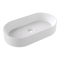 Alice Spy Раковина Oval 65x36хВ12, накладная, без отверстия под смеситель, белый матовый