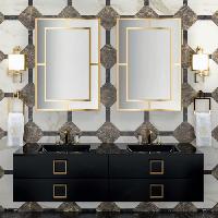 OASIS SQUARE Полотенцедержатель-кольцо, цвет золото