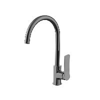 NEMO NM-1331-BGM Смеситель для раковины с донным клапаном, поворотный излив BRUSH GUN METAL