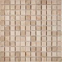 pixmosaic PIX 232 Cream marfil, чип 23x23 мм, сетка 305х305x6 мм, Полированная