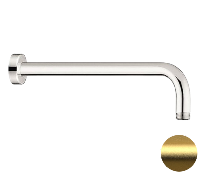 Кронштейн для верхнего душа 40 см Remer 343L40BG, золото брашированное