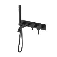NEMO NM-2353MB Смеситель из стены для ванны MATTE BLACK