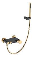 Смеситель STICK для ванны BLACK DIAMOND GOLD