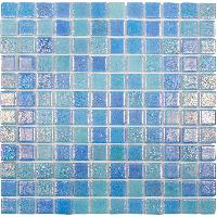 Мозаика Shell Mix Blue 551/552 (на сетке)