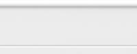 Бордюр Gatsby глянцевый белый 10х25