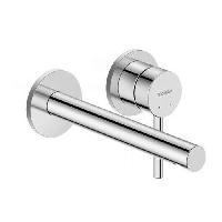 Duravit Смеситель для раковины из стены Circle, излив 200 мм, компл со скрытой частью,хром (CE1070004010+GK1900004000) (Спец.цена из наличия)