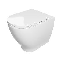 Kerasan Aquatech Унитаз напольный ,550х365х340 мм,слив универсальный, с крепежом WB5N, цвет: белый матовый