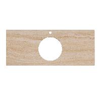 Kerama Marazzi Столешница из керамогранита для накладных раковин Риальто 120, бежевая