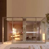 Effegibi Logica Spa Filo Сауна&Хаммам 373x250xh217см, в нишу, цвет: Stone