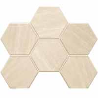 Мозаика GB01 Hexagon 25x28,5 непол.