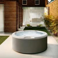 JACUZZI ALIMIA Минибассейн Ø2120x900 мм., отдельностоящий, панели Graphite, цвет Platinum (продаем с крышкой 903001671)