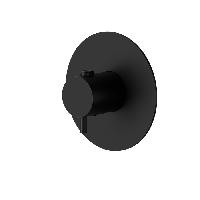 Newform X-Way; XT Внешняя часть термостатического смесителя, цвет: черный матовый