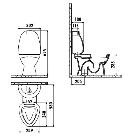 CREAVIT COCUK ДЕКОР Бачок детский CK400.000F0 