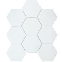 Кер. мозаика Hexagon big White Matt (FQ31000/SBH1005) 256х295х6