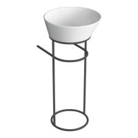 SIMAS WAVE Раковина чаша круглая  42х42х16,5 см, без отв под смеситель,цвет белый