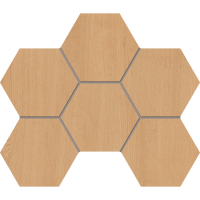 Мозаика CW04 Hexagon 25x28,5 непол.