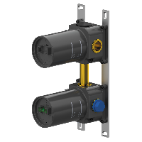Скрытая часть вертикальная на 2 выхода Remer WBOX92
